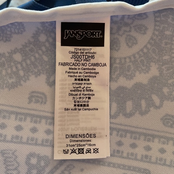 Jansport Half Pint Mini Backpack Swiss Lace - Picture 5 of 14